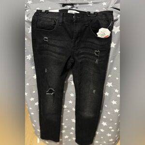 Stylish Black Distressed Jeans for kids